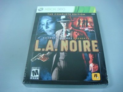 遊戲殿堂~XBOX360『LA NOIRE 黑色洛城:年度紀念特別完整版』美版全新品(4片裝)