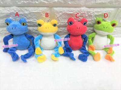 【SHINADA】日本正版 Jackrog 七彩 鮮豔 可愛 療癒 青蛙 箭毒蛙 絨毛 娃娃 玩偶 吊飾