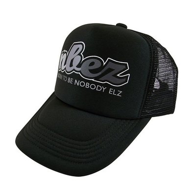 Nobody Elz 設計 網帽 卡車帽 - 漸層色 品牌縮寫 NBEZ CAP 黑色款 stussy supreme