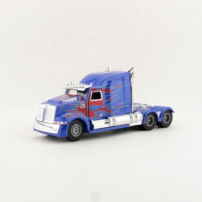 華一合金模型兒童玩具汽車1:50肯沃斯集装箱卡車車頭工程車