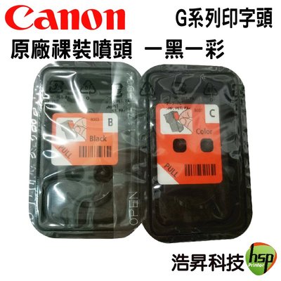 CANON 8003 8007 黑+彩 原廠連續供墨專用噴頭 G1010 G2002 G2010 G3010 G4010