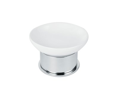 《E&amp;J網》Hongze全銅桌上型陶瓷皂碟 肥皂架 單杯 P014 詢問另有優惠