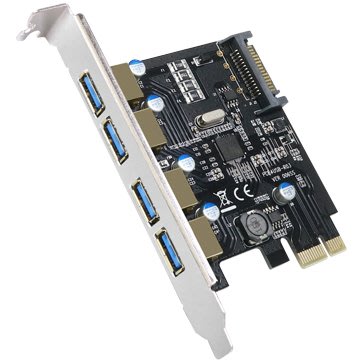 伽利略 PCI-E USB 3.0  4埠  擴充卡 (Renesas-NEC)  (PTU304B)