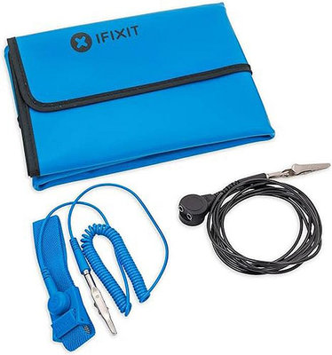 [4美國直購] iFixit ESD防靜電墊+防靜電手腕帶+接地線 Portable Anti-Static Mat