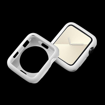 iwatch表殼糖果色硅膠apple watch6/5/3/4代蘋果手表s6保護套42/38/44/40mm男女s5半包