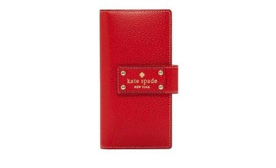 Kate Spade New York 真皮 皮夾/卡夾 (紅色 / 圖一)