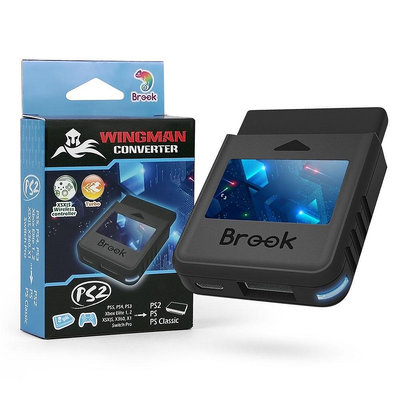小菱資訊站《BROOK》Wingman PS2 紅點設計獎 SwitchPro/XOne/菁英1、2/P4/P5 USB熱插拔