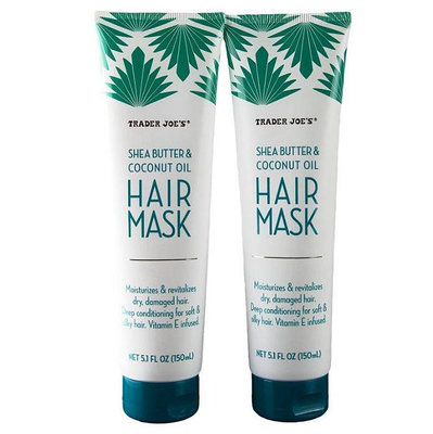 【蘇菲的美國小舖】美國超市 Trader Joe's Hair Mask 護髮膜 乳木果油+椰子油髮膜 150ml