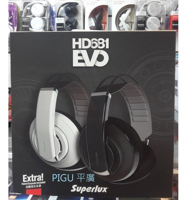 平廣 Superlux HD681 EVO HD681EVO 耳機 台灣公司貨保1年 另售JLAB  ON EARZ