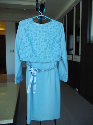 RS 氣質洋裝 淺寶藍色 Rosaline Lee 9號 MS Gracy