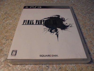 PS3 太空戰士13/FF13 Final Fantasy XIII 日文版 直購價300元 桃園《蝦米小鋪》