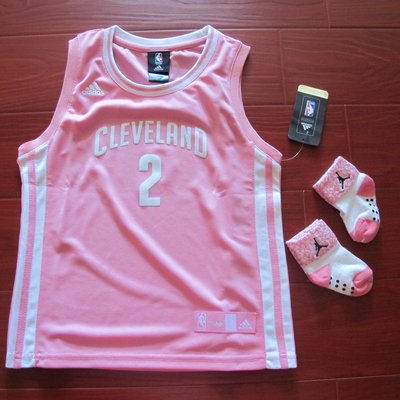 美國NBA官網ADIDAS正品粉色球衣 LBJ詹姆士騎士隊青年版兒童球衣親子裝全家福