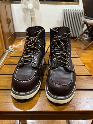 網路名店AG手工靴（拉鏈版）歐碼41號 875 RW8875版型 固特異縫製手工靴 厚底靴 工作靴 8130 AG真皮製造 穿過一次不習慣 對我說太重原買3k