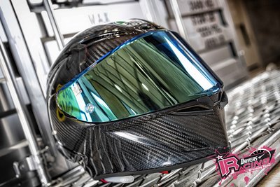 ♚賽車手的試衣間♚ AGV® AGV Race 3 Pista GP R - Corsa R 專用 電鍍冰藍 鏡片