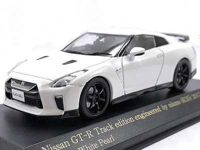 【秉田屋】現貨 Car-Nel Nissan 日產 GT-R R35 Track Edition 2017 白 1/43