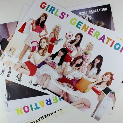 促銷 少女時代Girls'Generation海報 日韓明星 一套8張 42CM*29CM