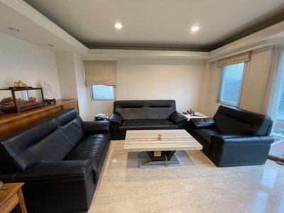 台北自取，誠可議價）7成新沙發：定期保養、清潔、打蠟。因豪宅需整修才廉價出清
