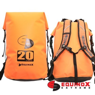 【EQUINOX】131514 防水袋【20公升】20L (雙肩背)浮潛水衝浪游泳溯溪泛舟單車環島海釣後背包