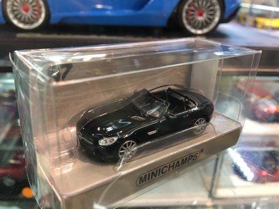 吉華科技@MINICHAMPS 870037131 Mercedes-AMG GTS Cabriolet 黑色 1/87