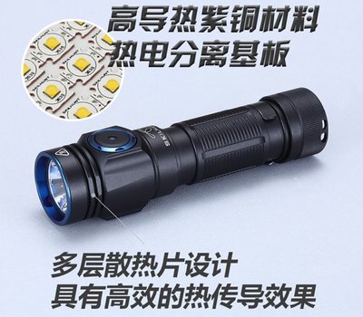 【LED Lifeway】SKILHUNT M150 (含原廠電池) 750流明 可拆磁吸便攜手電筒 (1*14500)