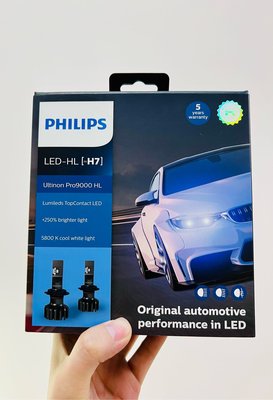PHILIPS 飛利浦Ultinon Pro9000 LED超亮鑽光頭燈 *1
