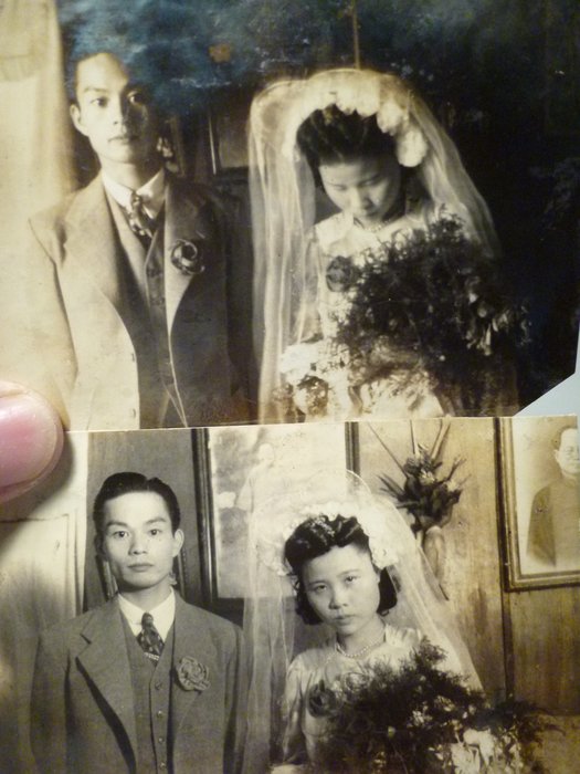 光復初期 結婚照 相關特殊 一律免運費 只有各一張 老照片 Yahoo奇摩拍賣
