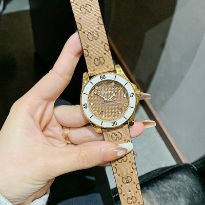 新款手錶女 百搭手錶女蒂米妮2023新款休閑小眾皮帶腕錶時尚設計石英錶氣質大錶盤女士手