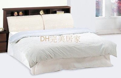 【DH】商品貨號AF-11商品名稱《詩雅》6尺木心板胡桃床台(圖一)含床底.床箱可掀置物.備有3.5尺.5尺可選.台灣製