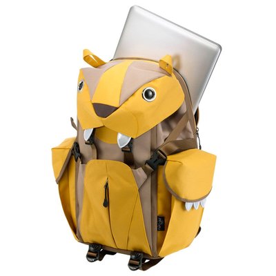 Morn Creations 正版可愛老虎電腦背包-黃色