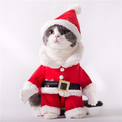 寵物衣服 聖誕節衣服 寵物變裝 站立裝 貓衣服 狗衣服 寵物服裝【HP12】