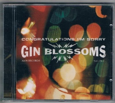 [鑫隆音樂]西洋CD-野薑花合唱團 Gin Blossoms : 好吧!我錯了Congra Tulations I`m Sorry {5404702}