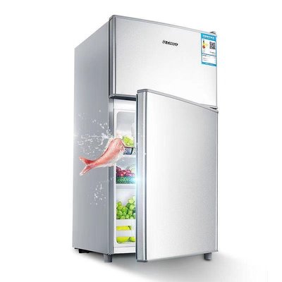 志高冰箱家用雙門小型迷你電冰箱宿舍家電節能冷藏冷凍大容量