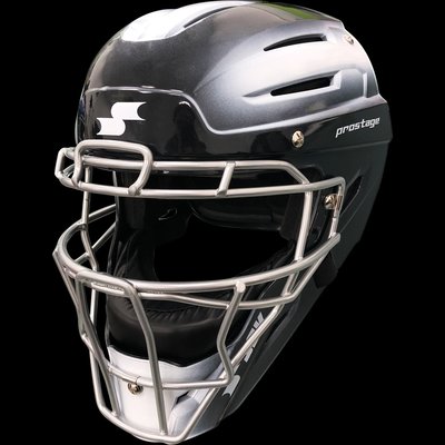 棒球世界全新SSK少年用全罩式捕手頭盔特價黑色HJ2001