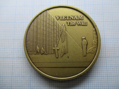 越戰紀念碑 (Vietnam Veterans Memorial).越戰退伍軍人紀念碑.越戰牆-紀念章