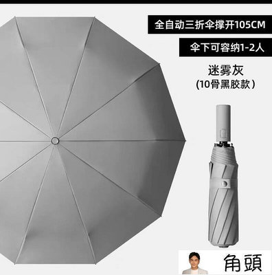 【現貨】折疊傘全自動雨傘大號兩用晴雨傘女學生太陽傘