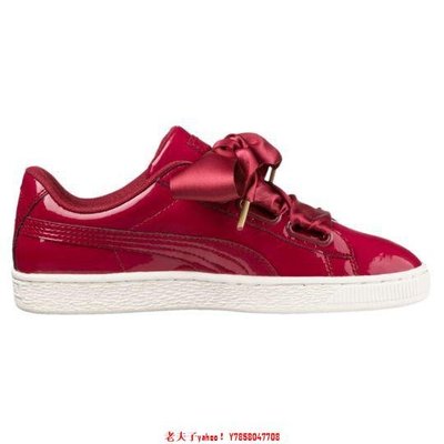 【老夫子】Puma Basket Heart W Tibetan Red 紅 緞帶 363073-05鞋