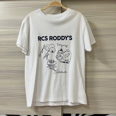 日牌 RODEO CROWNS WIDE BOWL🌵白色 棉質 落肩 短袖T恤