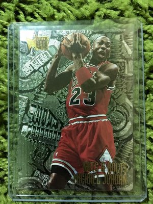 【美】Michael Jordan 飛人 喬丹 1996 fleer metal #212 NBA 球員卡 收藏 經典