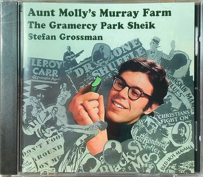 指彈吉他音樂Stefan Grossman(Aunt Molly's Murray Farm)附PDF樂譜 美版全新未拆