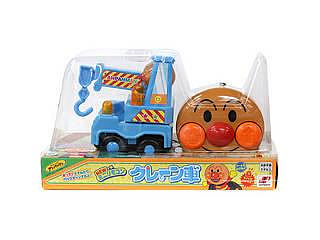 ♥微小市集∞♥現貨特惠/日本正版 麵包超人anpanman可遙控起重機車/藍色