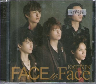 *還有唱片行*KAT-TUN / FACE TO FACE CD+DVD 二手 Y19650