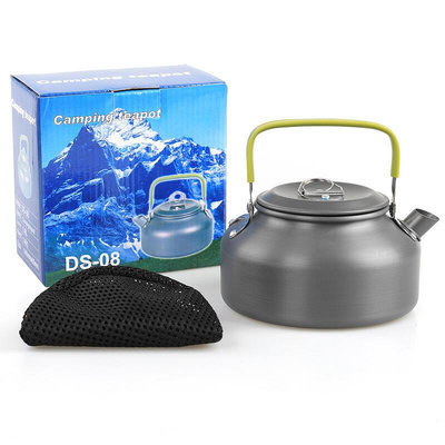 戶外燒水壺 咖啡壺 野營茶壺0.8L 可攜式燒水壺 咖啡壺 泡茶壺