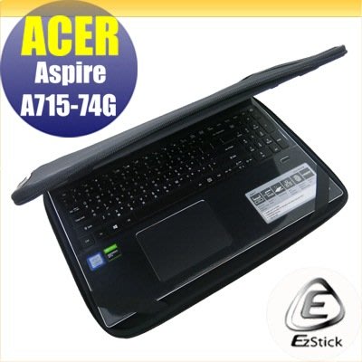 【Ezstick】ACER A715-74G 三合一超值防震包組 筆電包 組 (15W-S)