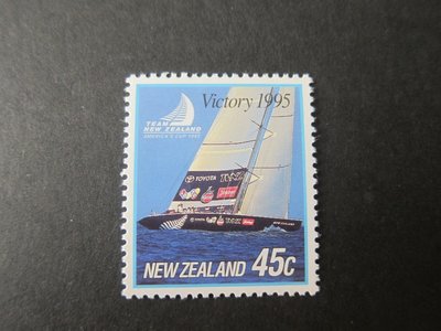 【雲品2】紐西蘭New Zealand 1995 Sc 1277 America's Cup Victory (1) set MNH 庫號#B531 48252