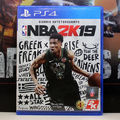PS4二手游戲 籃球NBA19 NBA2K19 籃球19 中文 現貨