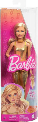 Ken &amp; Barbie #HRH19_ 創意時尚系列芭比娃娃 _ 2024 時尚達人 - 222號 65週年-金色矮個