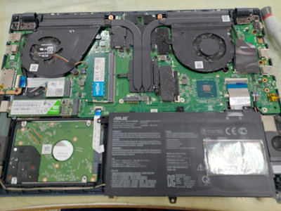 台中筆電維修 ASUS 無法進系統 電腦不開機 Vivobook 16 OLED K6602 N7601ZM無法開機 筆電維修 主板維修 不開機