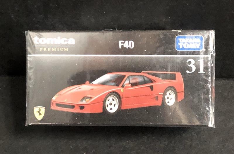 G&T】純日貨TOMICA 多美小汽車黑盒NO.31 Ferrari 法拉利F40 131847