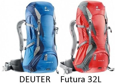 德國Deuter Futura 32L 網架式透氣背包 登山背包 34254 新款~☆‧°小荳の窩 °‧☆㊣