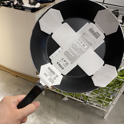 宜家IKEA正品施德佳小煎鍋長柄不粘鍋炒菜煎牛排蛋餅燃氣鋁平底鍋~特價